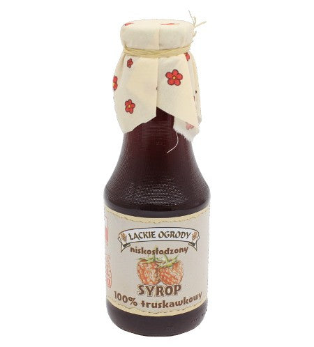 Syrop truskawkowy niskosłodzony 500ml tłocznia maurera