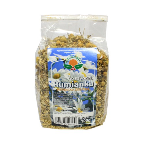 Rumianek koszyczek herbatka ziołowa 100g natura wita