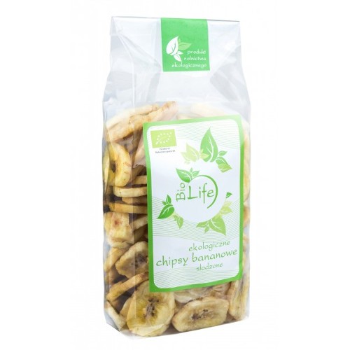 Chipsy bananowe bio 150g biolife