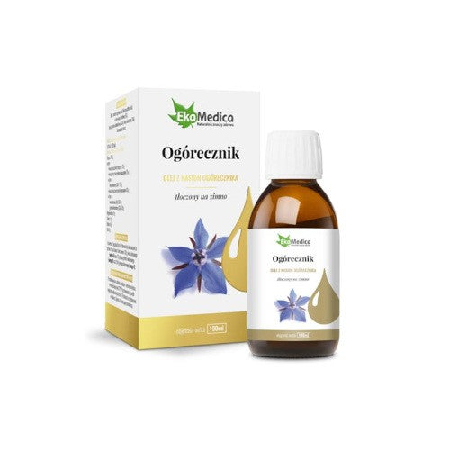 Olej z ogórecznika 100ml tłoczony na zimno - ekamedica