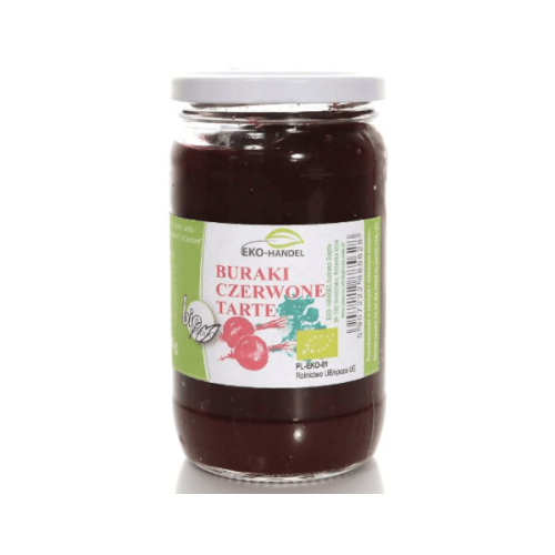 Buraki czerwone tarte ekologiczne 350g Eko-Handel