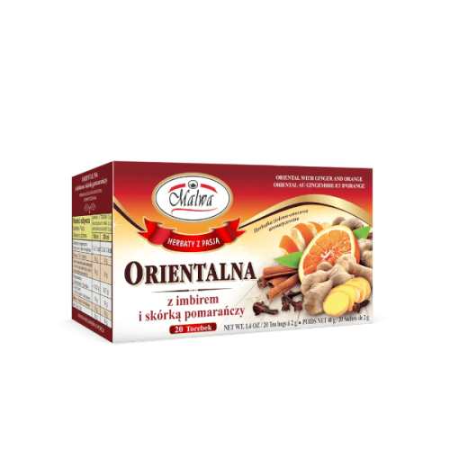 Herbatka ziołowo-owocowa Orientalna 40g (20x2g) Malwa