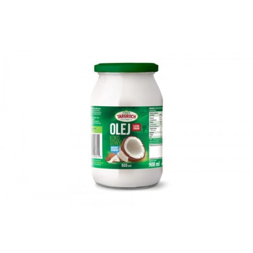 Olej kokosowy nierafinowany 900 ml - tłoczony na zimno