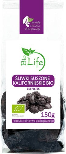 Śliwki suszone kalifornijskie BIO 150g BioLife