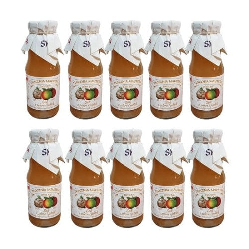 Sok z selera i jabłek 100% 300ml Tłocznia Maurera - 10 butelek