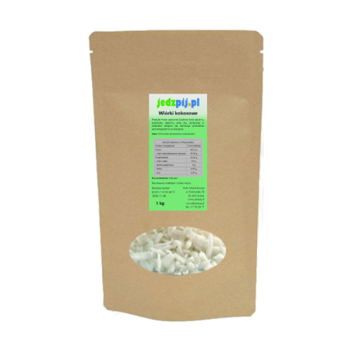 Wiórki kokosowe 1kg - jedzpij