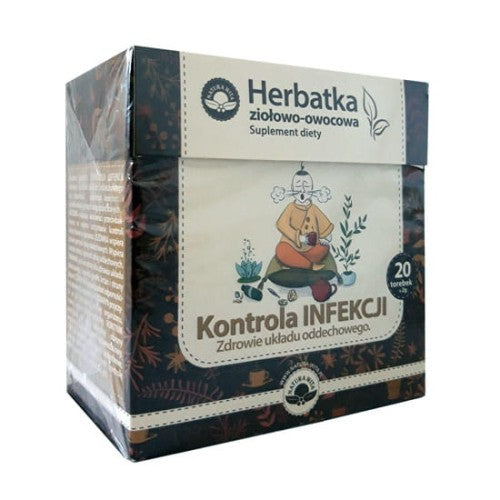 Herbatka ziołowo-owocowa Kontrola infekcji 40g (20x2g) Natura Wita