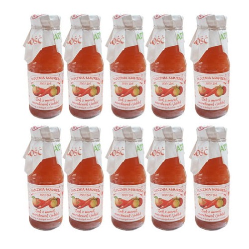 Sok z moreli marchwi i jabłek 300 ml sok maurera (tłocznia maurer) - 10 butelek