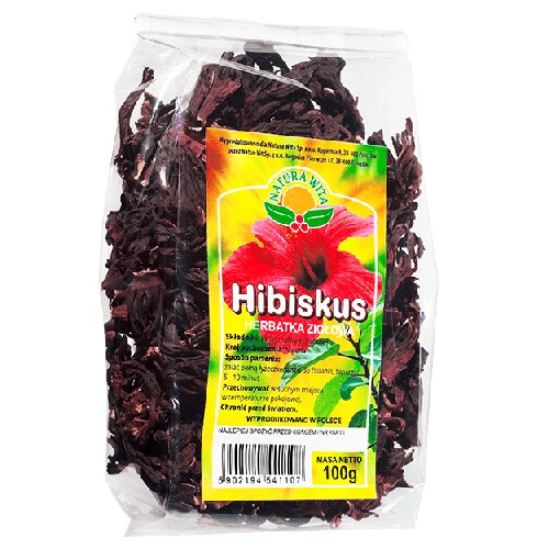 Hibiskus herbatka ziołowa 100g natura wita