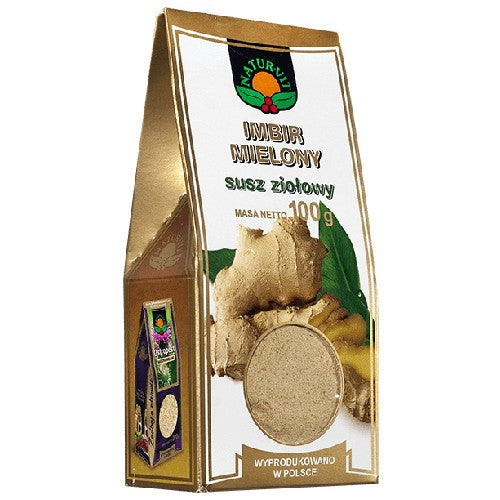Imbir mielony susz ziołowy 100g natura wita