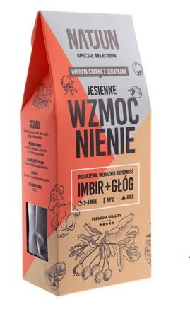 Herbata czarna jesienne wzmocnienie 80g natjun