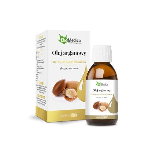 Olejek arganowy 100ml tłoczony na zimno Ekamedica