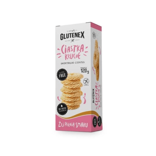 Ciastka kruche bezglutenowe 120g Glutenex