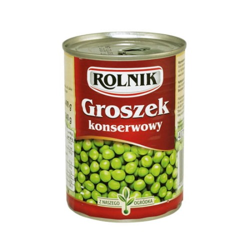 Groszek konserwowy 400ml Rolnik