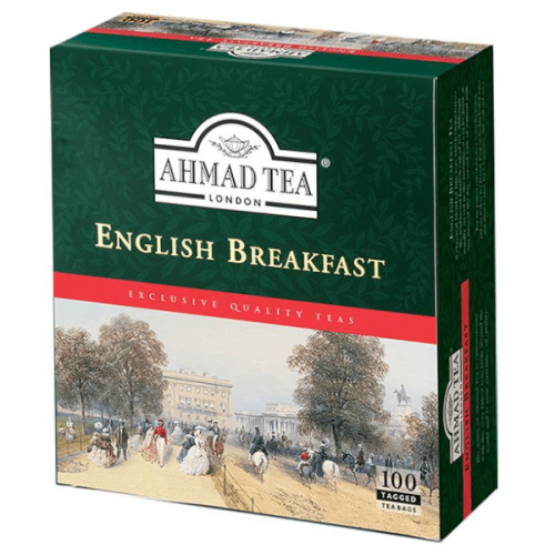 Herbata ekspresowa English Breakfast 200g (100x2g) z zawieszką Ahmad Tea
