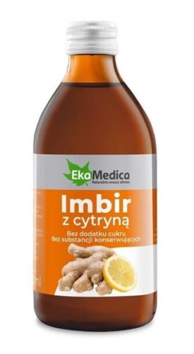 Imbir z cytryną 100% 250ml EkaMedica