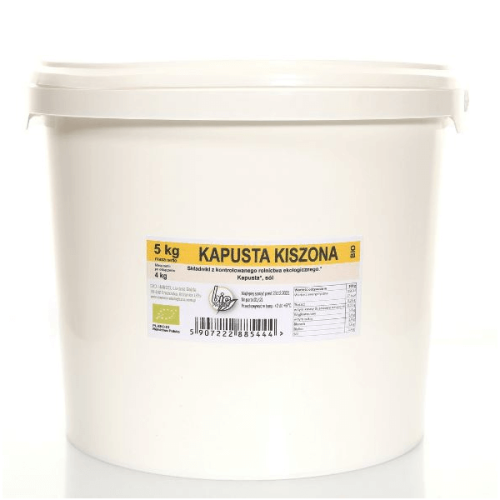 Kapusta kiszona ekologiczna 5kg (wiaderko) Eko-Handel