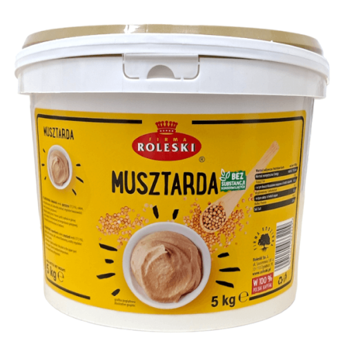 Musztarda łagodna 5kg Roleski
