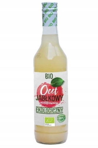 Ocet jabłkowy BIO 5% 500ml Polbioeco