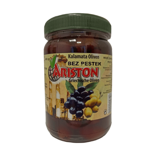 Oliwki Kalamata bez pestek 750g Ariston