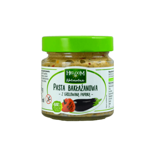 Pasta bakłażanowa z grillowaną papryką 190g Helcom