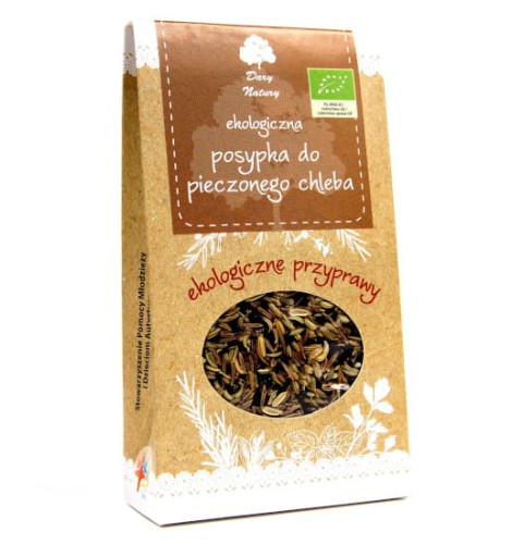 Posypka do pieczonego chleba BIO 50g Dary Natury