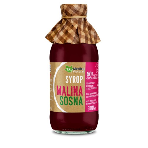 Syrop malina sosna 300ml ekamedica