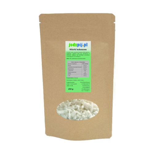 Wiórki kokosowe 250g - jedzpij